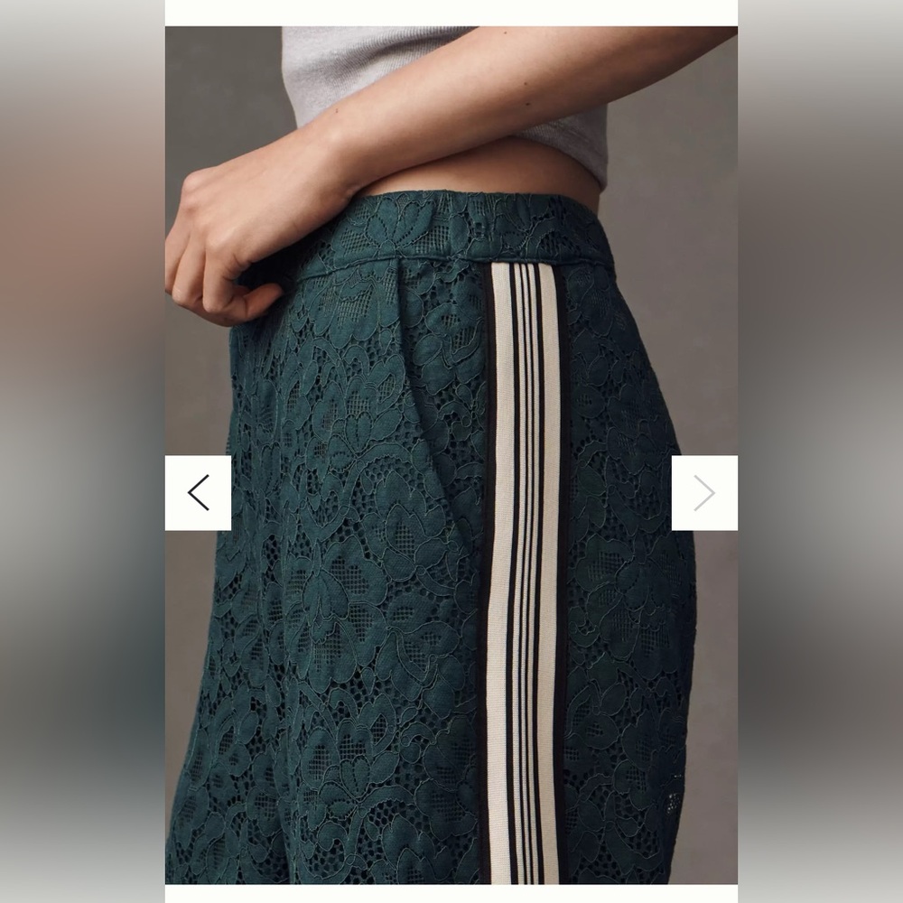 The Brooklin Lace Pull-On Track Pants by Maeve - Picture 5 of 5